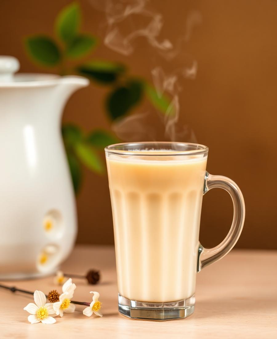 Jasmine Milk Tea — Hot
